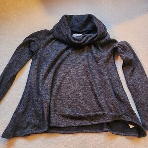 Abercrombie & Fitch navy sparkle swing cowl neck sweater. Size medium.